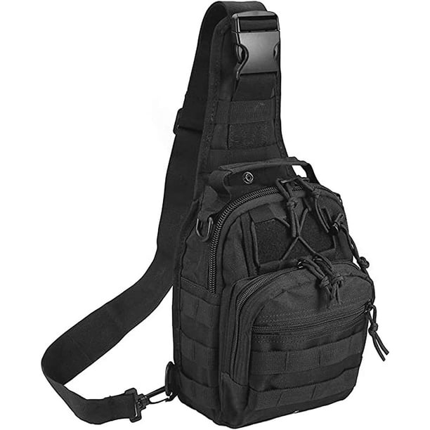 Mens Molle Sling Chest Bag Pack Messenger Assault Shoulder Bag Backpack Outdoor